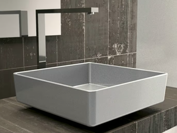 FOUR STARLIGHT - Countertop square single washbasin by Glass Design - view 2